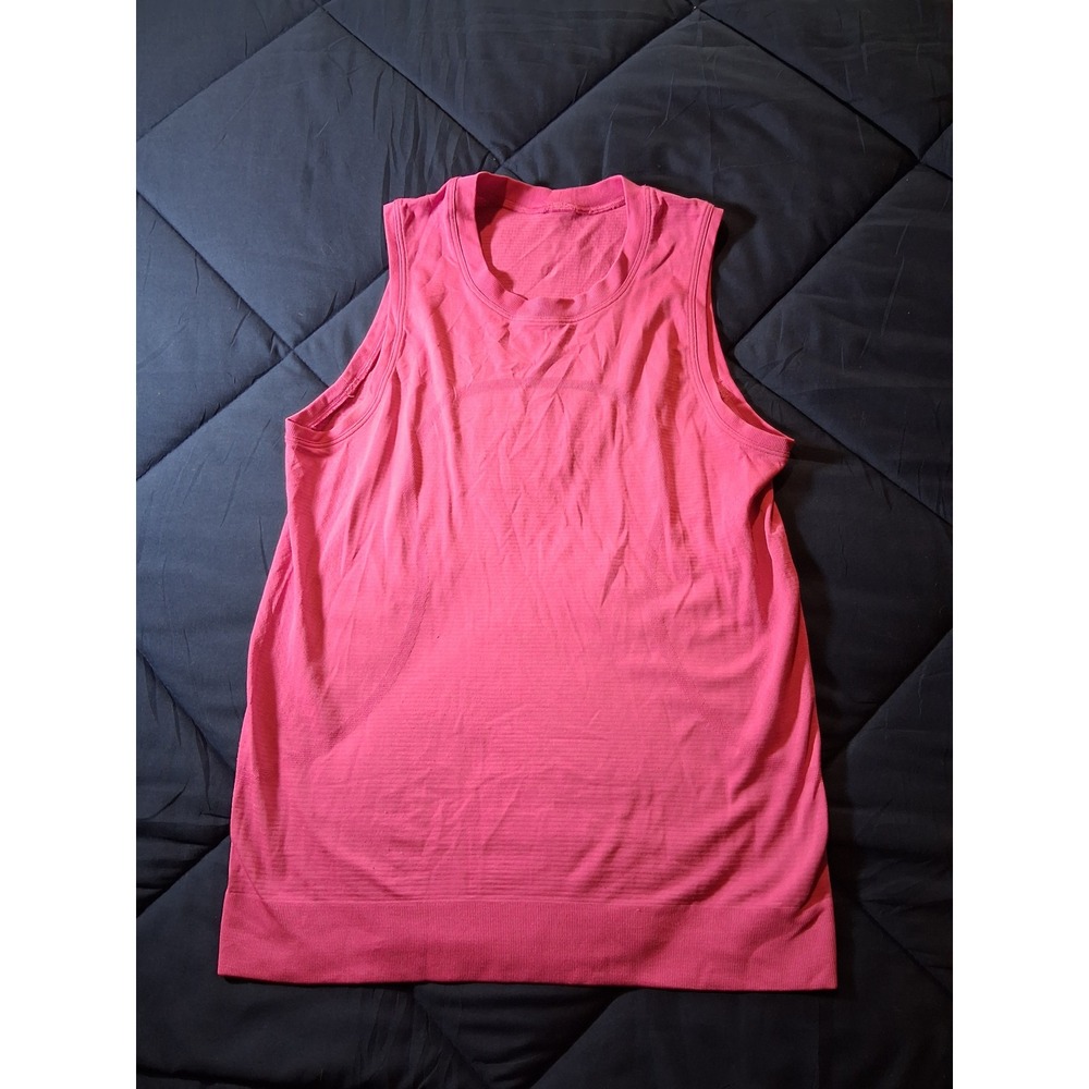 Lululemon Swiftly Tech Muscle Tank Top Pink Sleeveless Running Shirt Size‎ 6